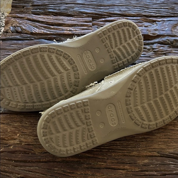 CROCS Men's Beige Slip-On Loafers - Picture 4 of 5